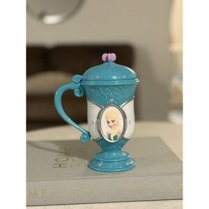 Disney On Ice Frozen Princess Elsa & Anna 7" Plastic Collectable Cup Snow cone